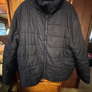 Faded Glory Men's Dark Blue Puffer Jacket